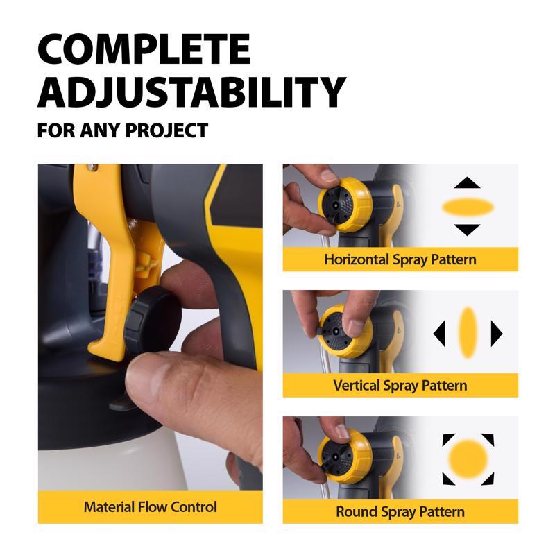 How to Adjust the Spray Pattern of the Wagner Control Spray Double Duty 4 PSI Metal HVLP Paint Sprayer 2412587