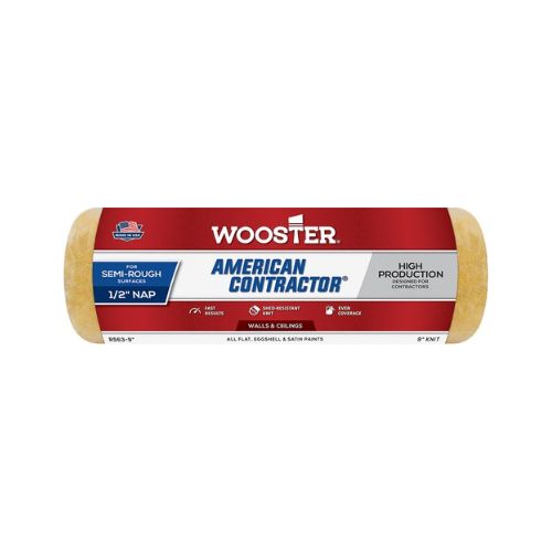 The Wooster American Contractor Paint Roller Cover for high production painting.