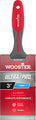Wooster G4176 Ultra/Pro Firm GripTech MAX Flat Paint Brush with red and gray design on a white background
