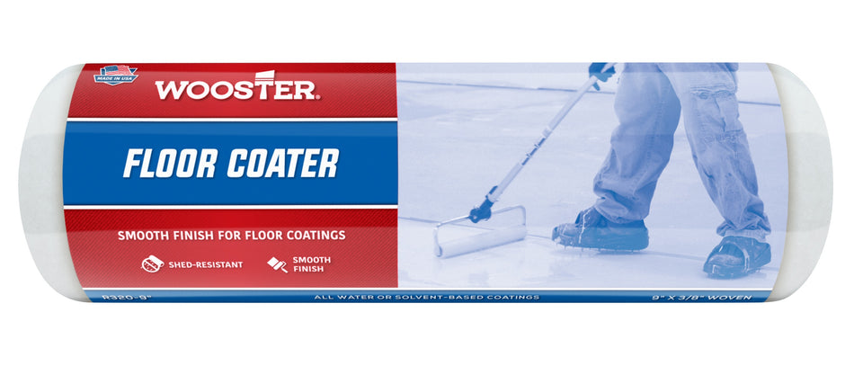 Wooster R320 Floor Coater Woven Roller Cover 9-Inch