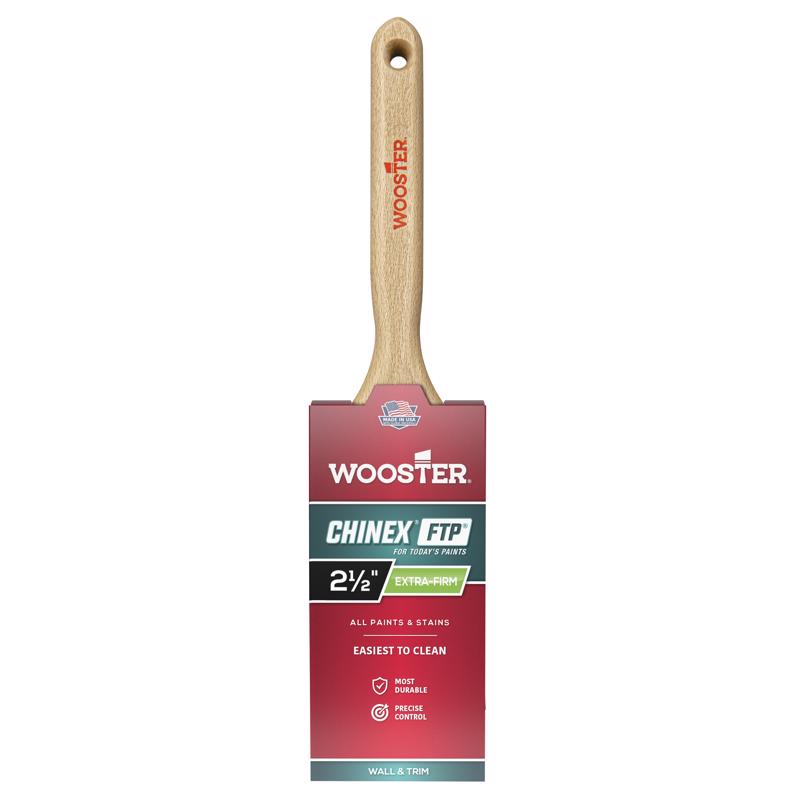 Wooster Chinex FTP Flat Paint Brush Packaged