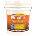 Zinsser Watertite flexible primer and finish 5 gallon paint bucket on a white background
