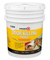 Zinsser odor killing primer 5 gallon container on a white background
