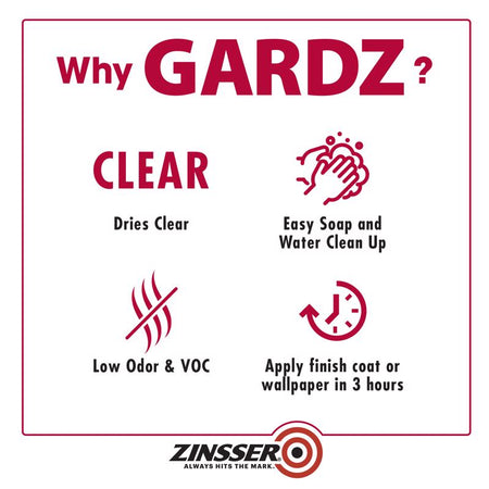 Why choose Zinsser Gardz infographic