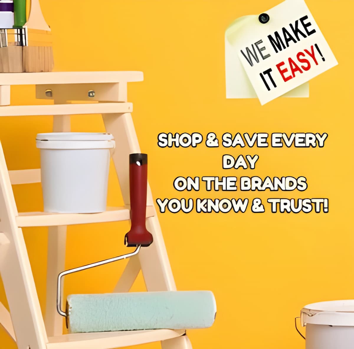 Shop at ThePaintStore.com and save every day on the brands you know & trust.