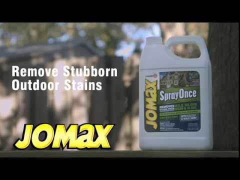 How to remove exterior mold & mildew with Zinsser Jomax Spray Once video.