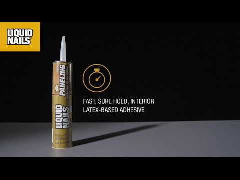 Liquid Nails Paneling & Molding Adhesive LN-910 Product Video
