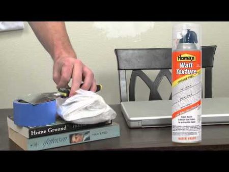 Homax Orange Peel & Splatter Spray Texture Water-Based Product Demo Video