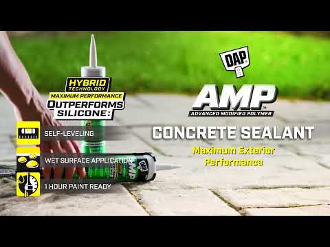 DAP 00764 9oz Gray AMP Concrete Sealant manufacturer product highlight video.