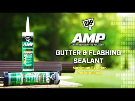 DAP 00765 9oz Clear AMP Gutter & Flashing Sealant Product Video