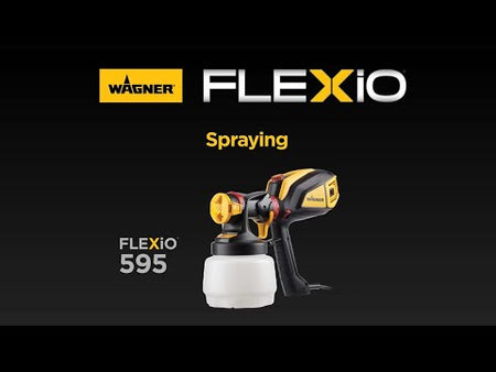 How to Spray Video for the Wagner Flexio 595 Metal HVLP Paint Sprayer 2419307