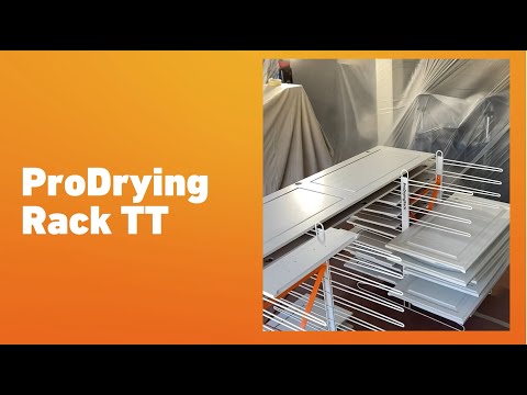 PaintLine Pro Drying Rack PDRTT Manufacturer Video