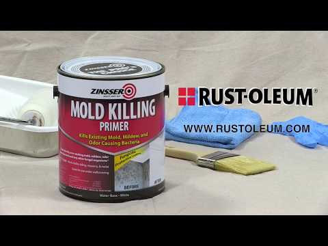 How to apply Zinsser Mold Killing Primer Video from the manufacturer.