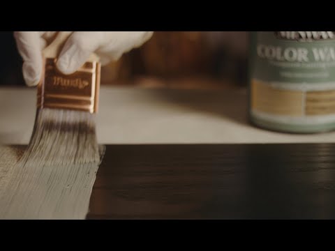 Video on How to Create Layered Effects on Wood Using Minwax Color Wash