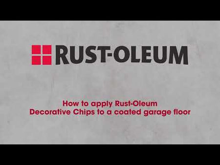 How to Add Rust-Oleum EPOXYShield Decorative Color Chips to Your Garage Floor Coating Video