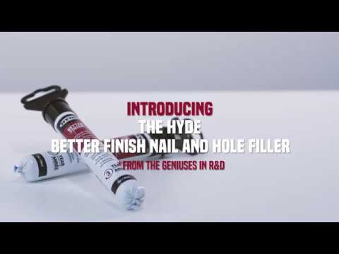 Product Video for Hyde Better Finish Nail Hole Filler Joint Compound 09914
