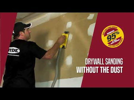 Product Video for the Hyde Tools Dust-Free Vacuum Hand Sander 09165