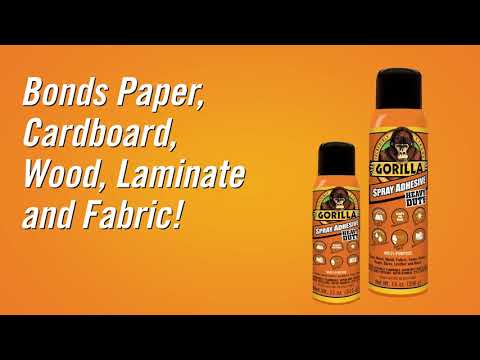 Gorilla Heavy Duty Spray Adhesive Product Video