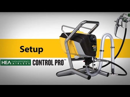 How to Set Up Wagner Control Pro 150 Metal Airless Paint Sprayer Video