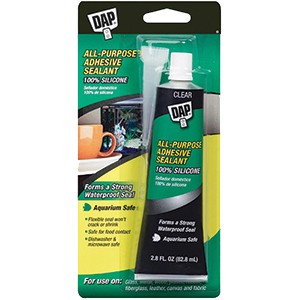 DAP 2.8 Oz Clear Household Adhesive Sealant 00688
