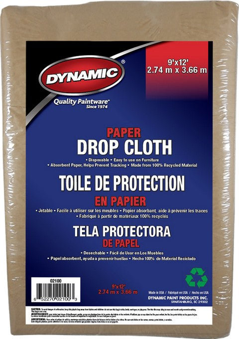 Treated Paper Drop Cloth
