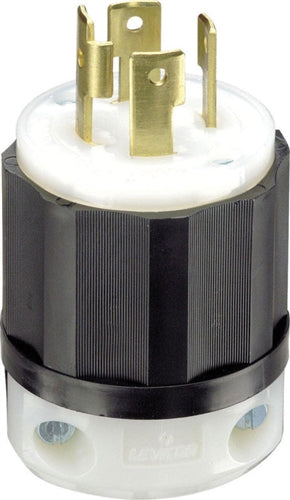 Leviton Locking Plug 30 Amp 125/250V Industrial Grade 02711-0PB