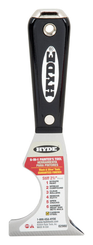 Hyde Tools High Carbon Steel W/ Hammer Head 6-in-1 Tool