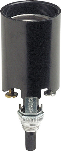 Leviton 4155-51 Medium Base Bottom Turn Knob Switch Incandescent Lampholder