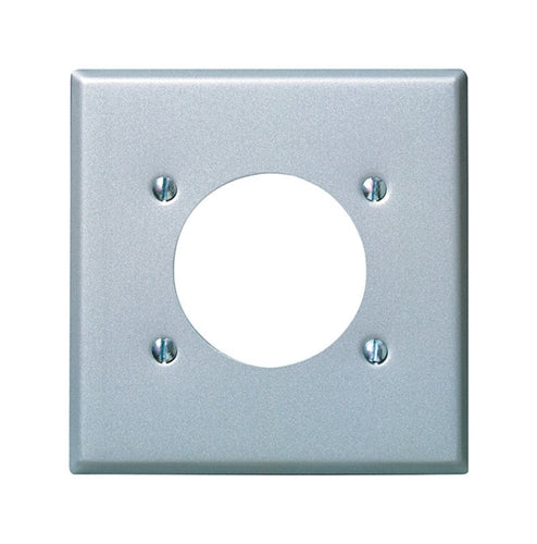 Leviton 2-Gang Aluminum Wallplate 4934