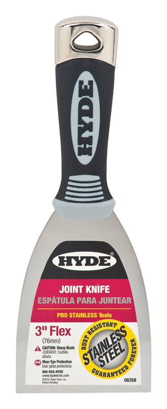 Hyde Tools Pro Stainless Putty Knives & Scrapers w/Hammer Head