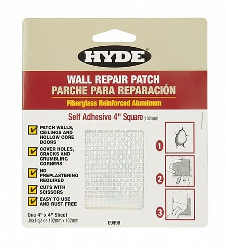 Hyde Tools Self-Adhesive Aluminim Wall Patch