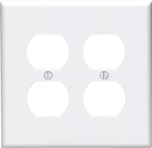 Leviton PJ82 Midway 2-Gang Duplex Device Receptacle Wallplate