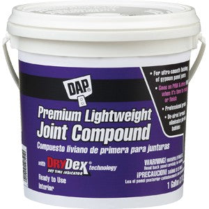 DAP Premium Lightweight Joint Compound with DryDex Dry Time Indicator Gallon Pail