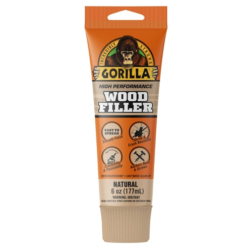 Gorilla Natural Wood Filler 6 oz Natural