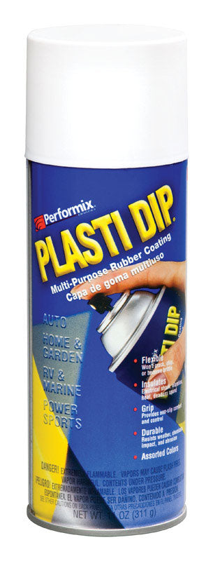 VPlasti-Dip 11 Oz Flat/Matte Multi-Purpose Rubber Coating Spray White