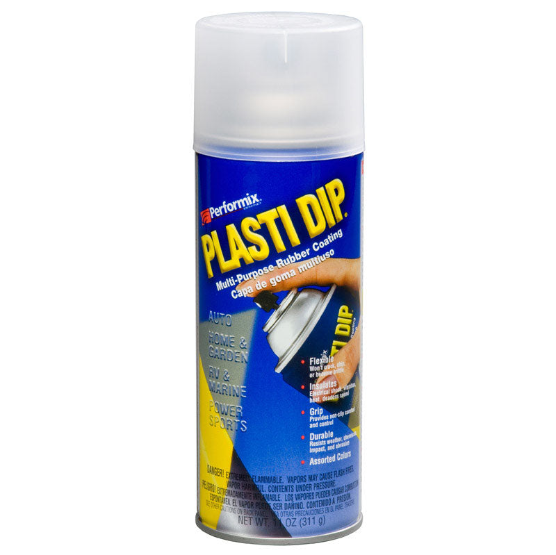 Plasti-Dip 11 Oz Flat/Matte Multi-Purpose Rubber Coating Spray Clear