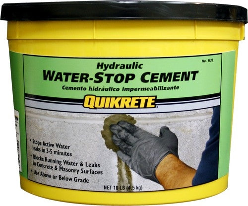 Quikrete Hydraulic Water-Stop Cement 10 Lb 1126-11