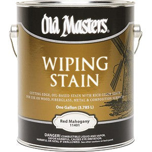 Old Masters Wiping Stain Red Mahogany Gallon