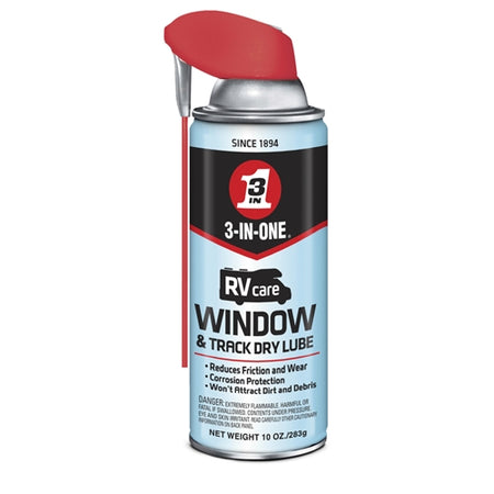 WD-40 3-in-One Smart Straw Window and Track Dry Lubricant 10 Oz 120091