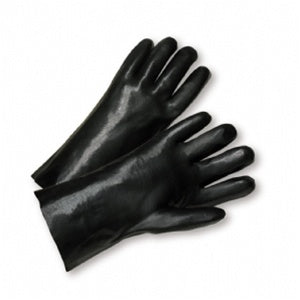 West Chester Black PVC Coated Cotton Lined Gloves