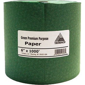 Trimaco 1000' Roll Green Premium Purpose Masking Paper