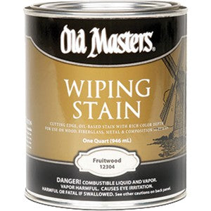 Old Masters Wiping Stain Fruitwood Quart