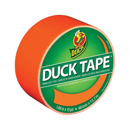 Duck Neon Solid Color Duct Tape Orange