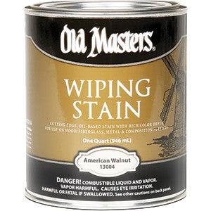 Old Masters Wiping Stain Classics American Walnut Quart