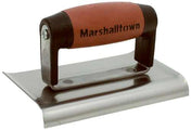 Marshalltown Carbon Steel Curved End Hand Edger showcasing the DuraSoft handle.