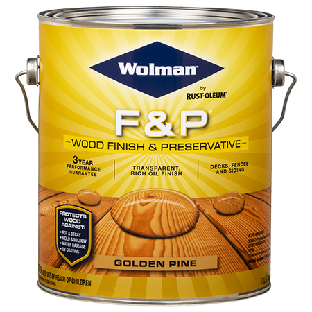 Wolman F&P Finish And Preservative Golden Pine Gallon