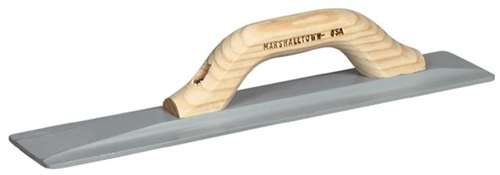 Marshalltown Beveled End Magnesium Hand Float with Wood Handle