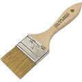 2-Inch White China Bristle Chip Brush angled on a white background.