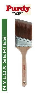 Purdy Nylox Glide Paint Brush with 100% SRT Tynex® bristles and fluted hardwood handle.