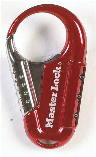 Master Lock 3-5/16 in. L Metal 3-Dial Combination Luggage Lock 1548DCM
